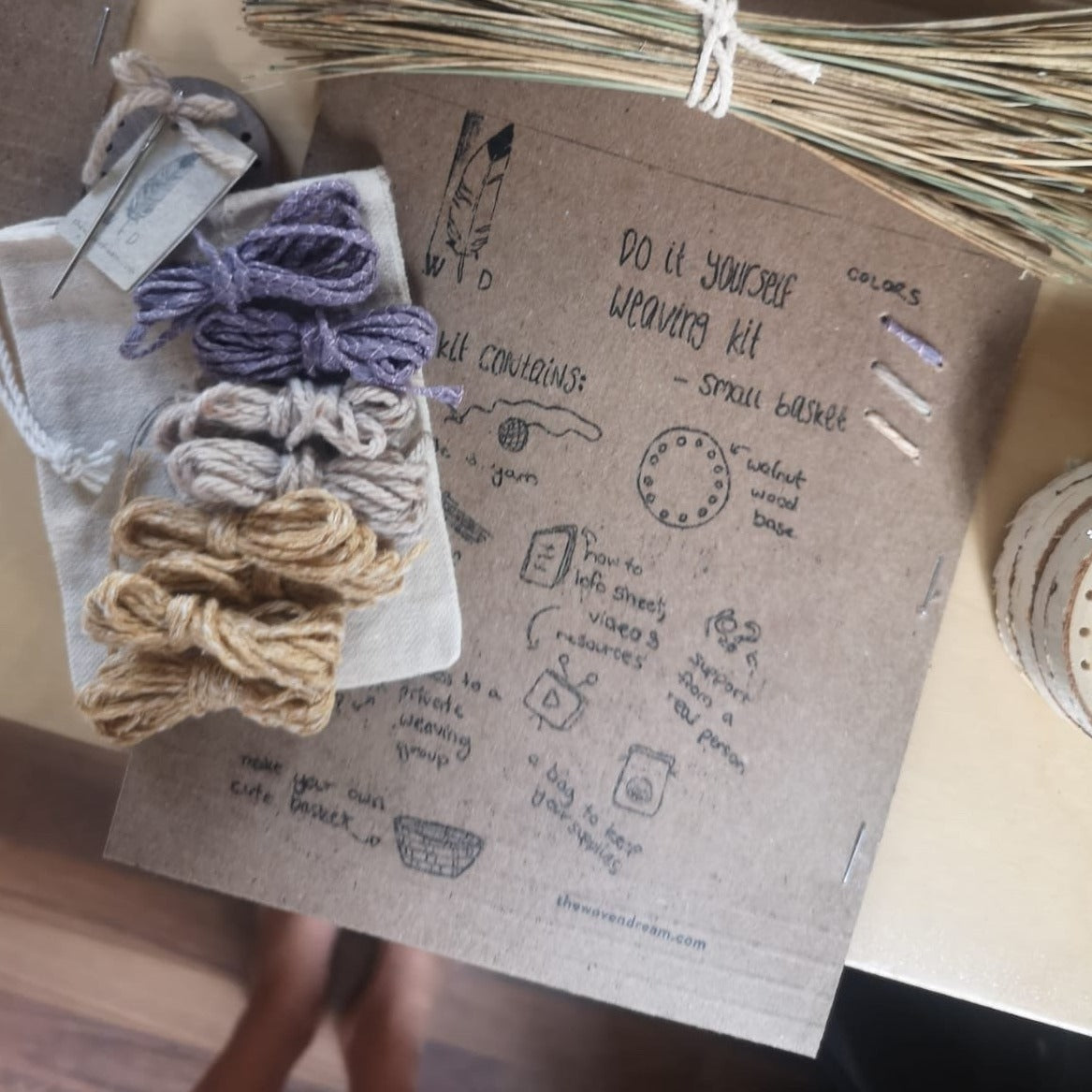 DIY Basket Weaving Kit. The Woven Dream Basket Weaving DIY Kit. Learn to  weave a coil basket complete kit