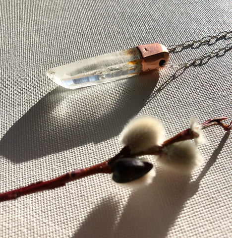 Quartz Necklace - Large Specialty Piece