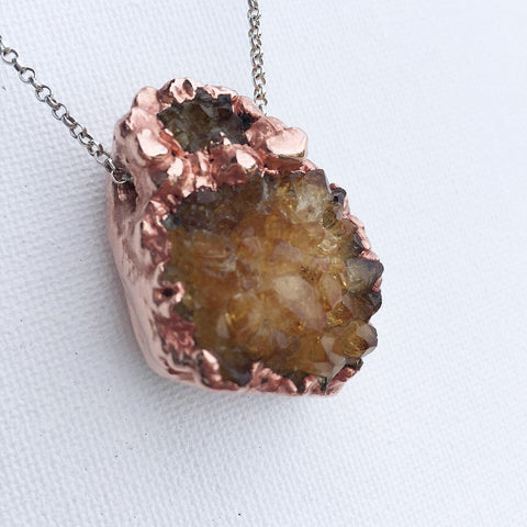 Citrine Necklace - Large Specialty Piece